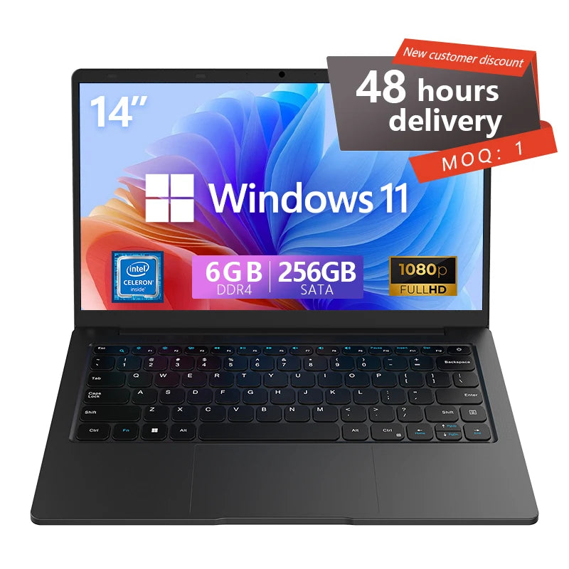 Brand New Laptops 14 Inch A3950/N5095 N95 6/8/16/32GB 64GB 128GB 256GB 512GB 1TB Cheap Student Laptop Computer Business Notebook-5