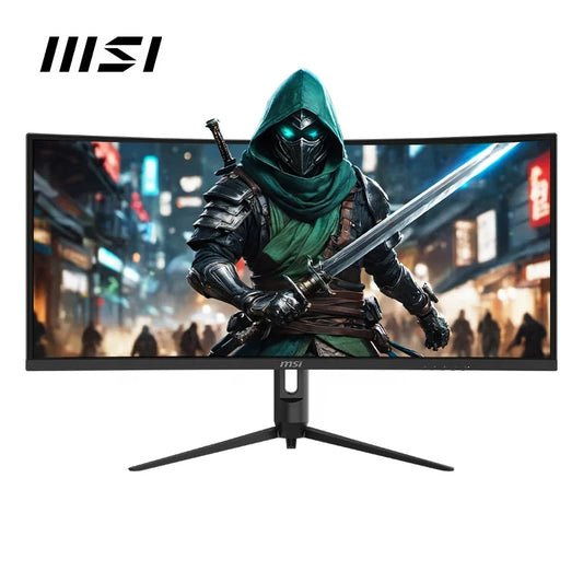 New MSI MAG342CQR E2 180Hz HDR 1500R Wide Curve PC Gaming Curved LCD Display 2K Computer Screen Monitor-0