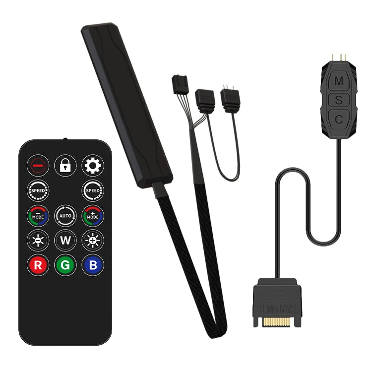 Lovingcool Factory Direct Sale Infinite Mirror ARGB Building Block Fan 120mm RGB Light Effect Desktop Computer Cooling PC Fan-6