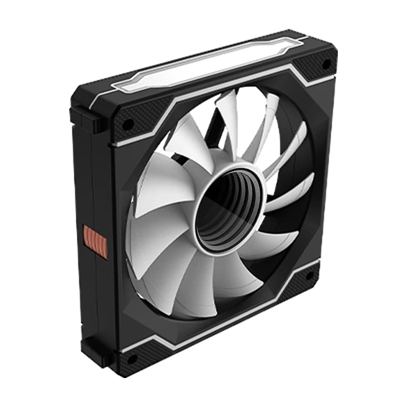 Lovingcool Factory Direct Sale Infinite Mirror ARGB Building Block Fan 120mm RGB Light Effect Desktop Computer Cooling PC Fan-2